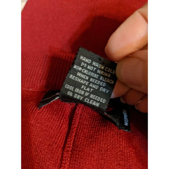 Studio G Straight Skirt Size 2X Stretch Red Maroon - Picture 6 of 6